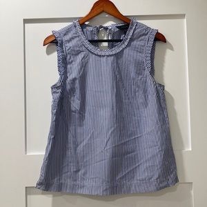 J.Crew Striped Sleeveless Blouse